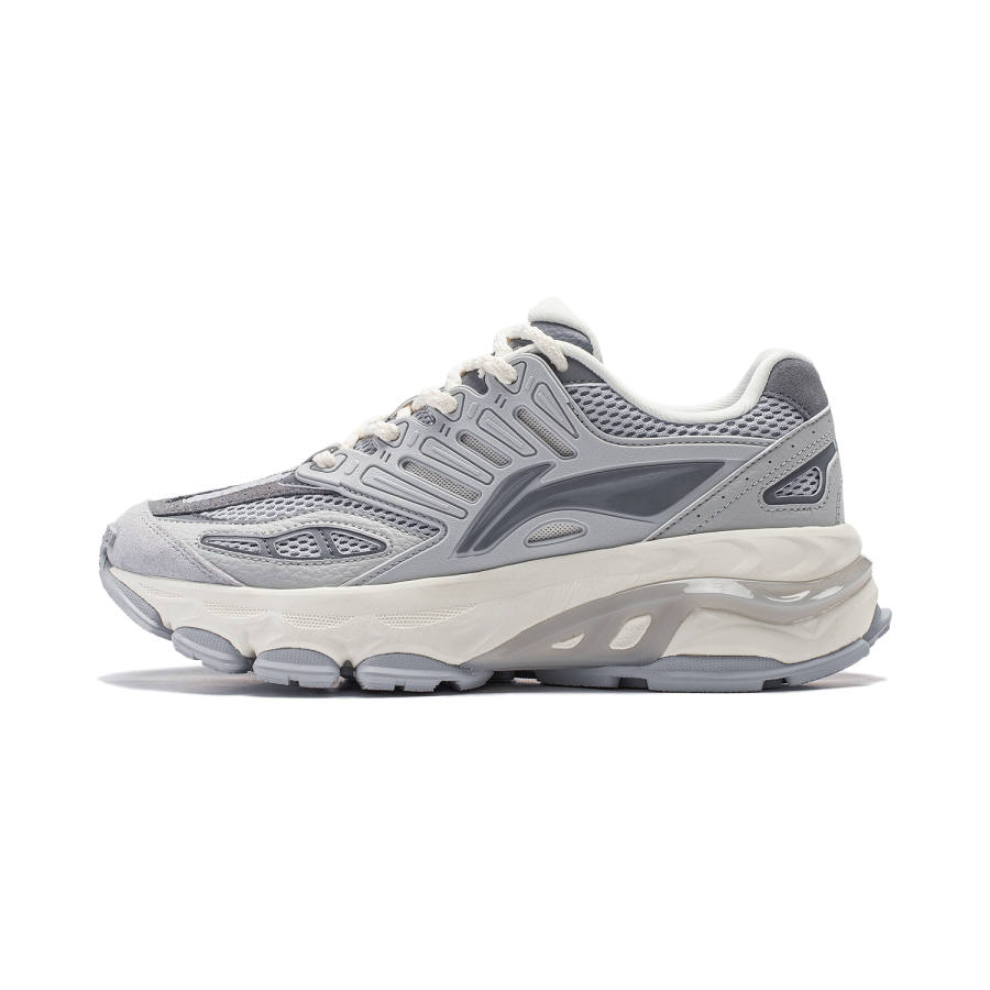 Li-Ning Li Ning Twenty Mountains Cushioning Slip Resistant Abrasion Resistant Height Increasing Low top Casual Shoes Men's