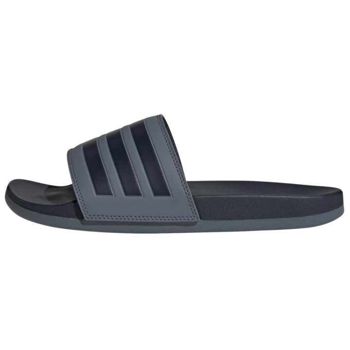Adidas Adidas Adilette Comfort Slide Slippers Unisex Gray Black