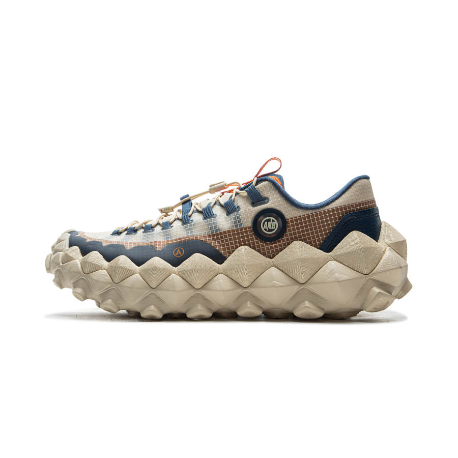 Li-Ning ANB x Li Ning Slip Resistant Abrasion Resistant Low top Casual Shoes Unisex Rabbit Fur Gray