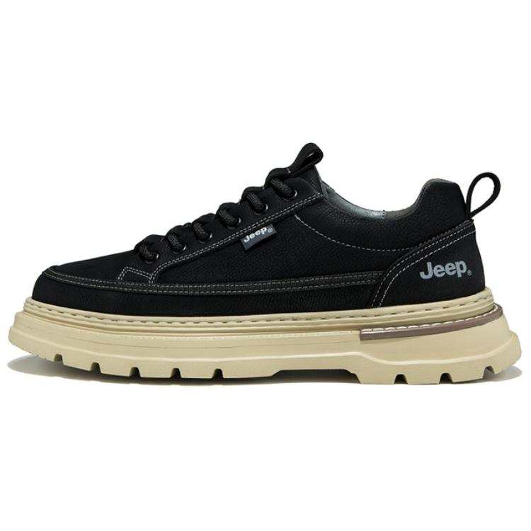 Jeep Abrasion Resistant Low top Casual Shoes Men's Black