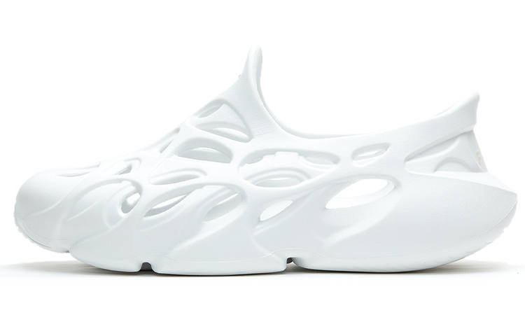 Li-Ning Li Ning Badfive 1 Quiet Abrasion Resistant Slide Slippers Women's White