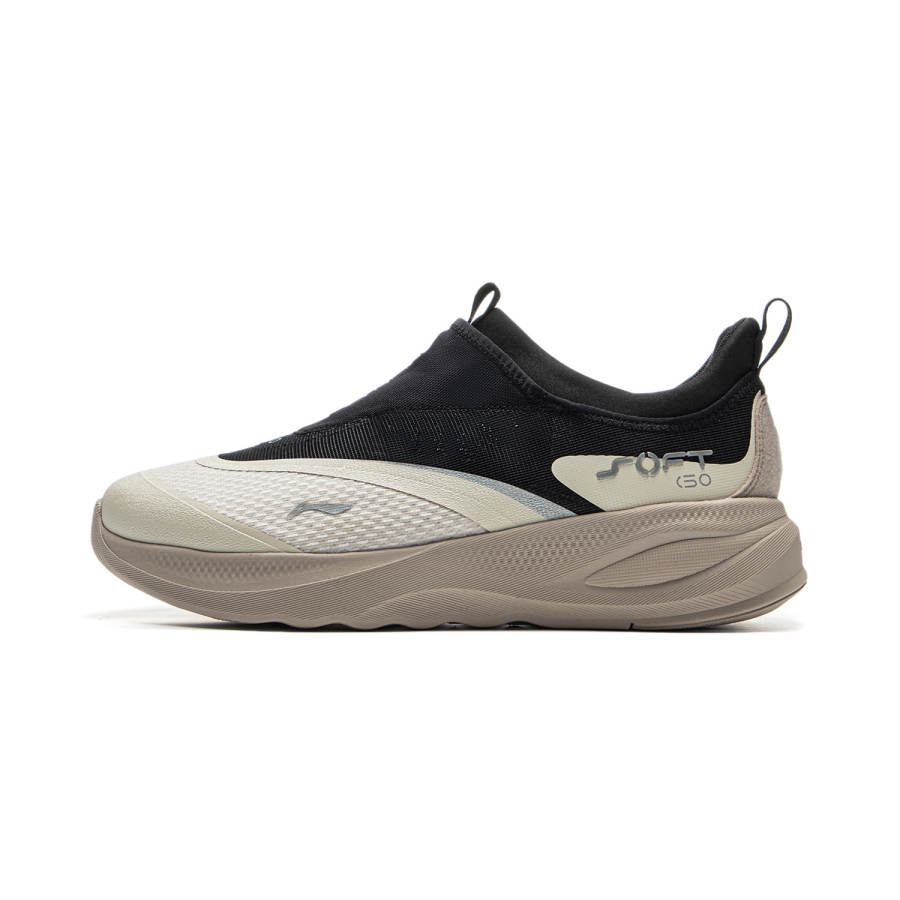 Li-Ning Li Ning SOFT GO 2 Low top Casual Shoes Men's Black Gray