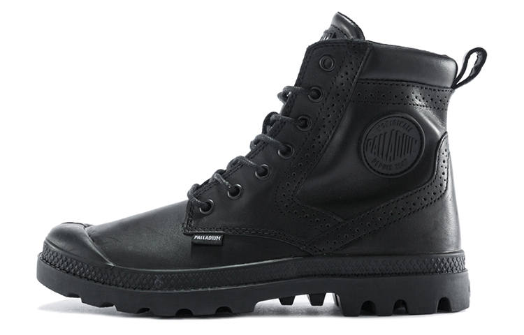 Palladium Pampa Short Combat Boots Women's Black