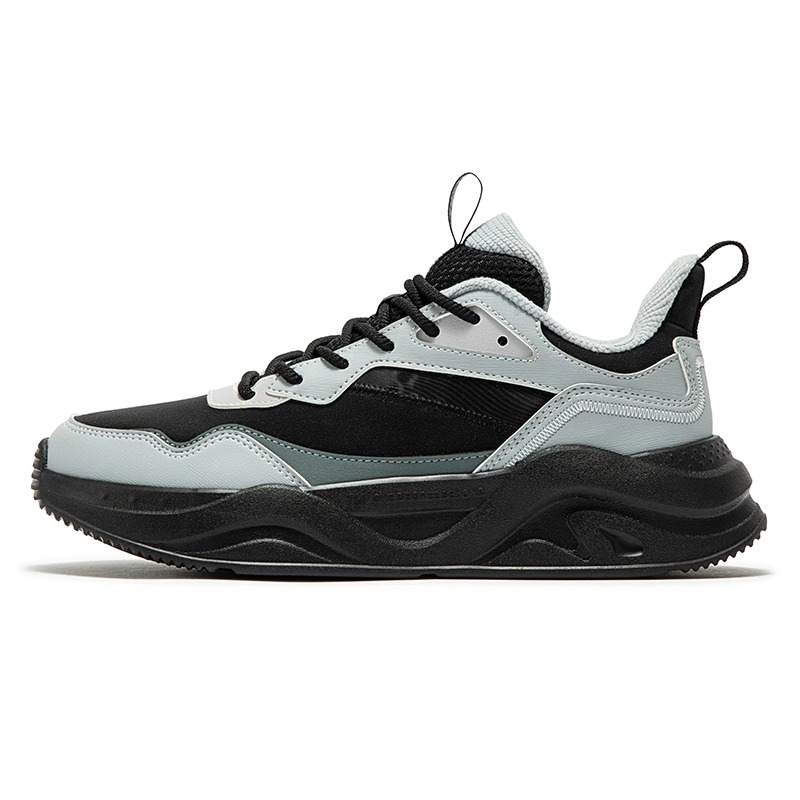 361° Cushioning, Wear Resistant Low top Casual Shoes Women's Black Gray