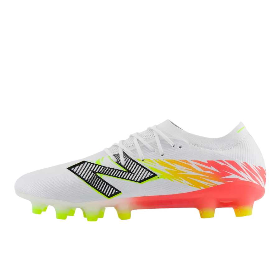New Balance New Balance FURON ELITE V8 HG Hard Ground Soccer Shoes Unisex White