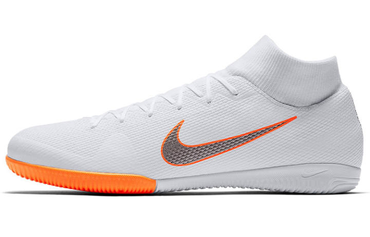 Nike Nike SuperflyX 6 Soccer Shoes Men's Mid Top White/Orange