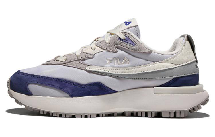 FILA Zagato V2 Fabric Low top Casual Shoes Unisex Gray Purple Korean Style