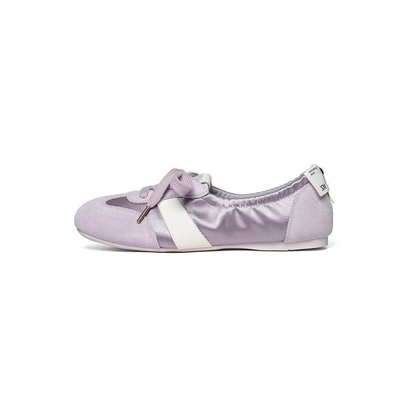 RED DRAGONFLY Pigskin, Textile Flat Mary Jane Shoes 1CM Women's