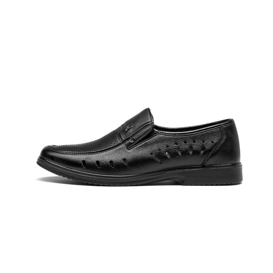 Spider King Cow Leather Men's Casual Shoes Men's Black