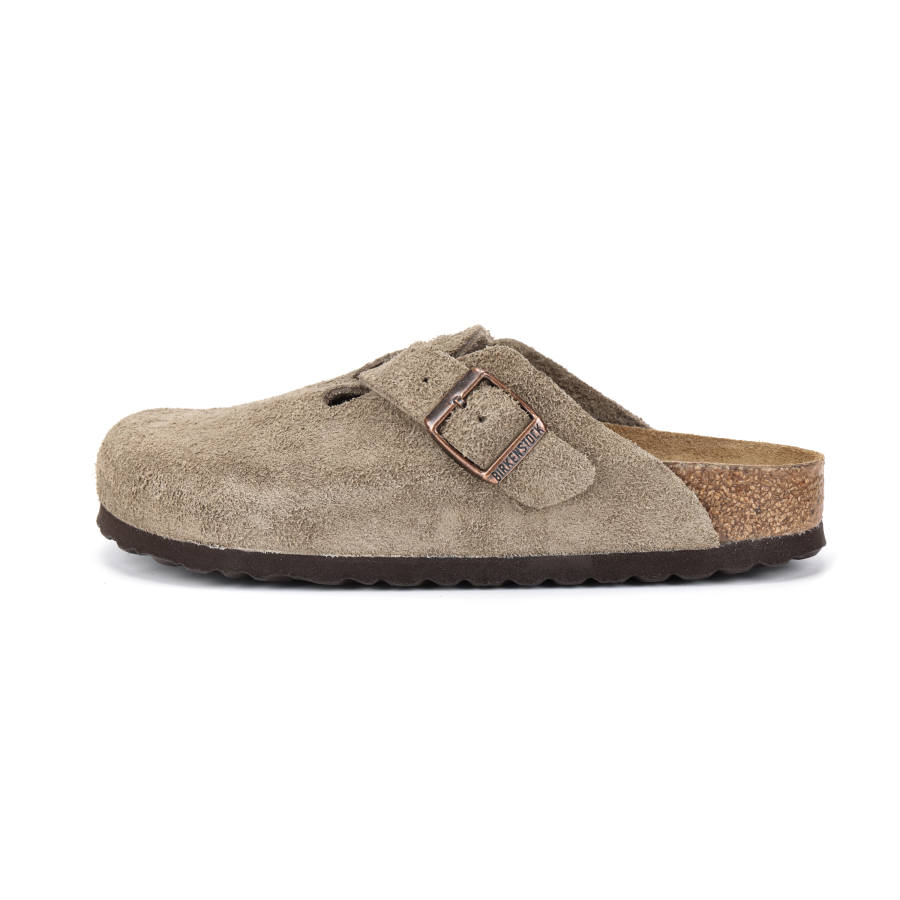 Birkenstock Boston Soft Footbed EVA Birkenstock Shoes Unisex Gray Regular Loose Fit