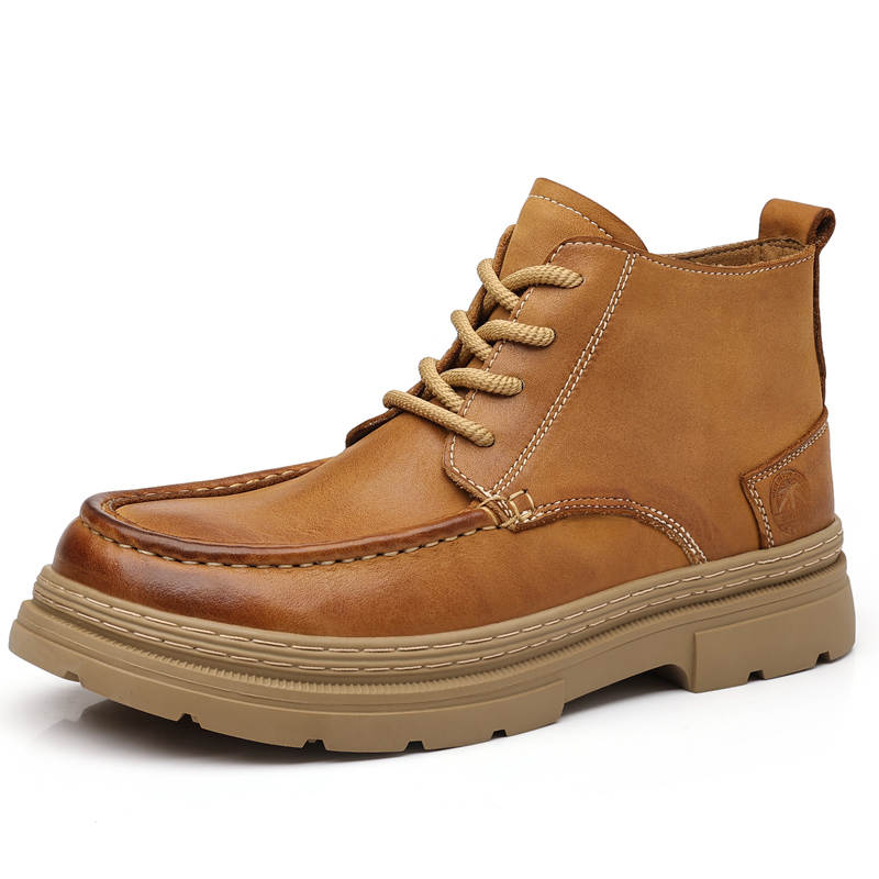 Mulinsen Short Mid Calf Combat Boots Unisex