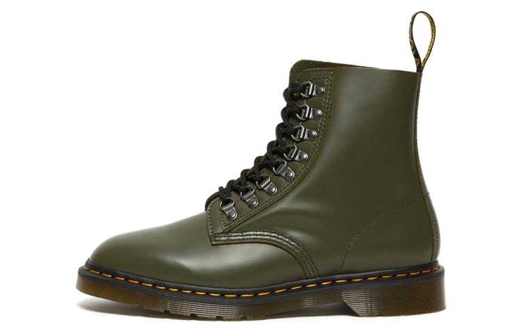 Dr.Martens Dr. Martens 1460 Pascal Verso Stylish Simplicity Waterproof Wear Resistant Mid Tops Combat Boots Couple Style Green