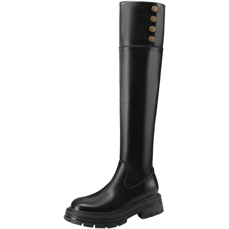 Mulinsen Knight Boots Over the knee Boots Approx. 4.5cm Women's