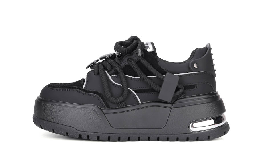 VEDULLAR Synthetic Leather Low top Skateboard Shoes Women's