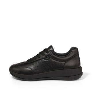 RUNUU Top Grain Cow Leather Rebound Low top Casual Shoes Women's