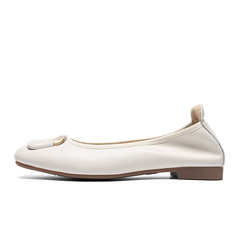 ZHR Cow Split Leather Casual Shoes 1.5cm Women's