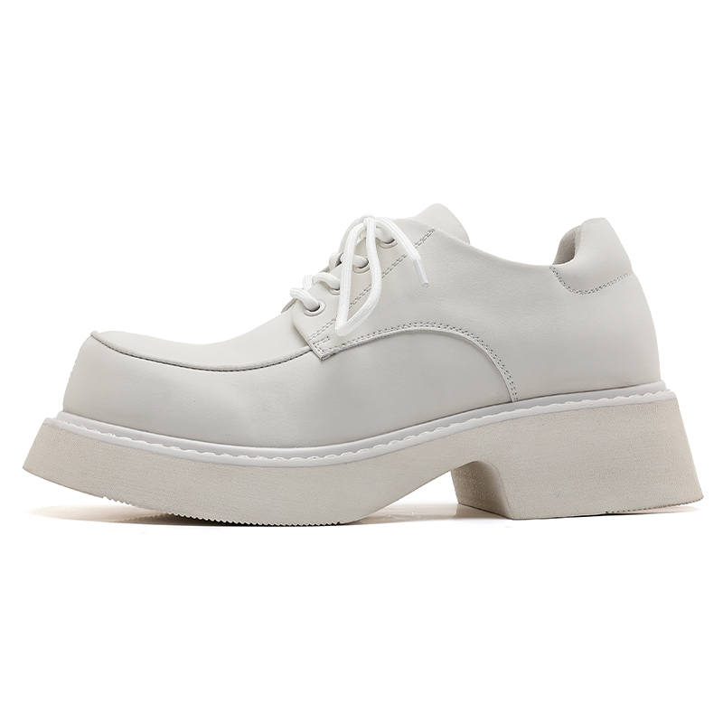 CHILANG Men's Casual Shoes Men's Low Top White/Black