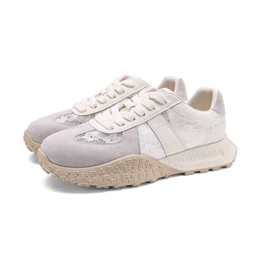 FOXER Cushioning Abrasion Resistant Cushioning, Wear Resistant Low top German Army Trainers Women's