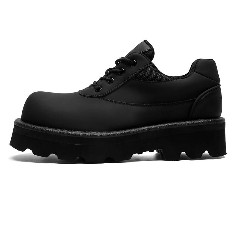 KAQIAODI Microfiber Leather Casual Shoes Men's Black