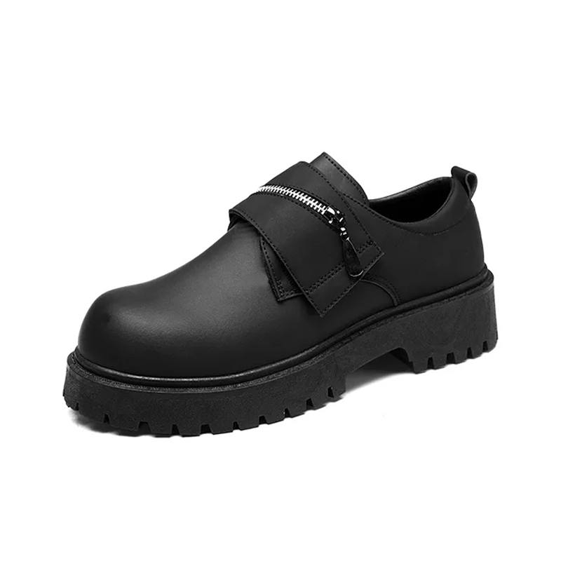 SHOUBA SHOUBA Microfiber Leather Casual Shoes Men's Black
