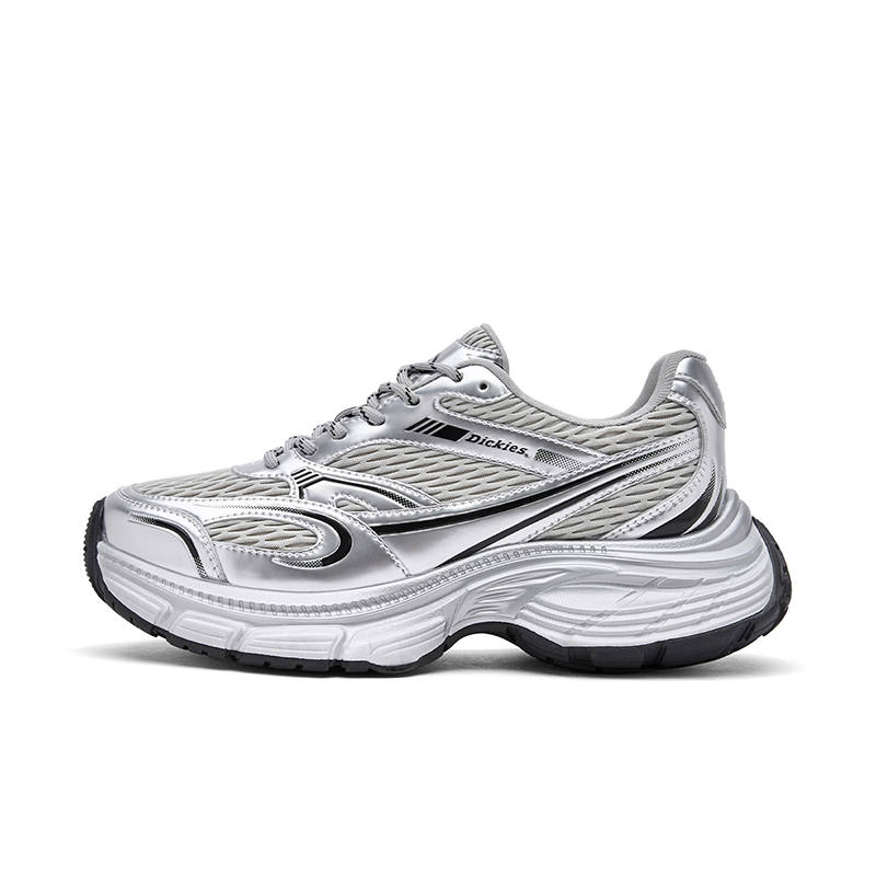 Dickies Fabric Slip Resistant, Abrasion Resistant, Breathable, Height Increasing Low top Chunky Sneakers Women's