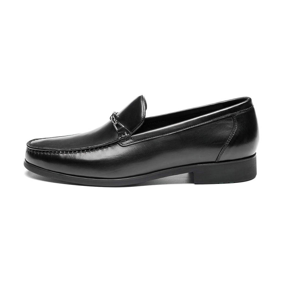 J.BENATO Cow Leather Dress Shoes Men's Black