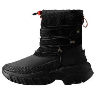 HUNTER Crew Snow Boots Women's Black