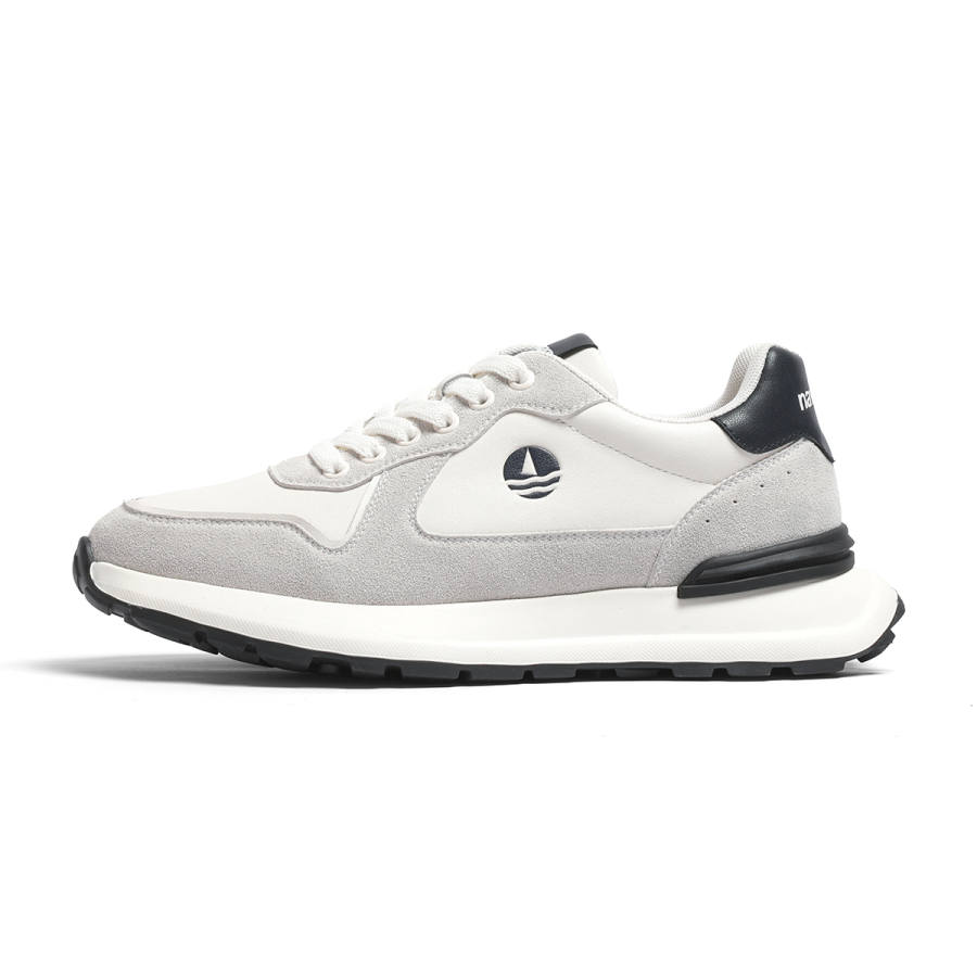 NAVIGARE Italian Version Small Sailboat Cushioning Slip Resistant Abrasion Resistant Lightweight Low top Casual Shoes