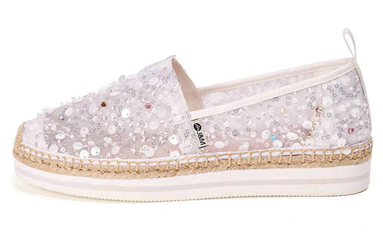 Joy&Mario Joy&Mario Espadrilles Women's Light Gray/Light Apricot
