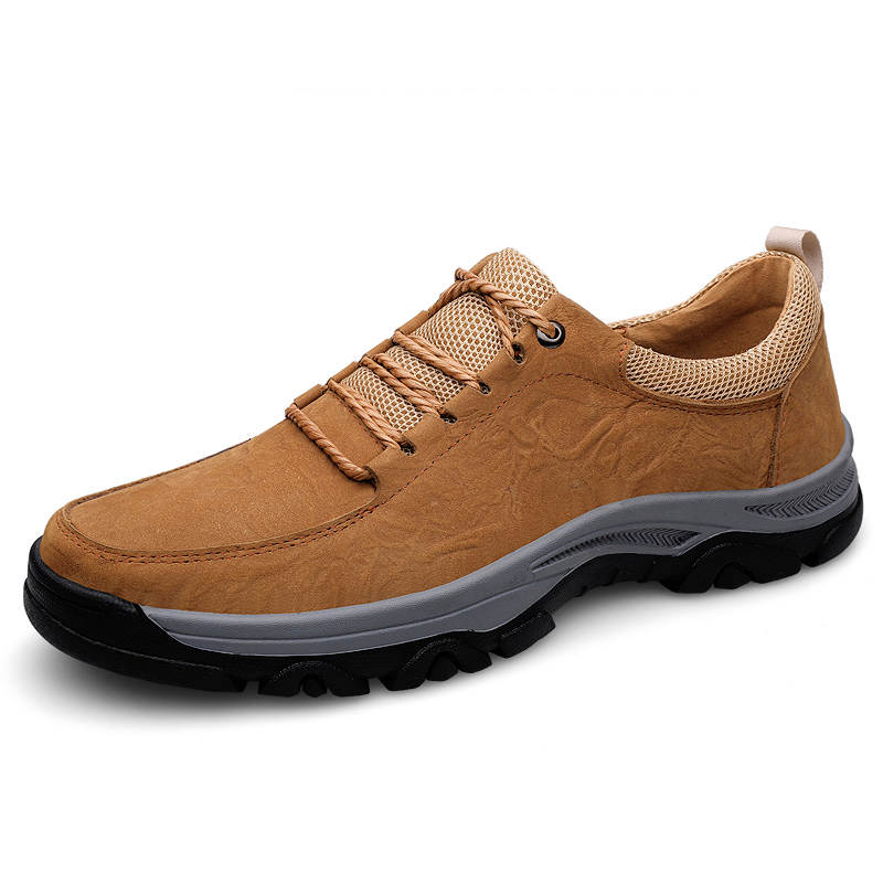 GONGNIULEITING Synthetic Leather Outdoor Mountaineering Low top Casual Shoes Men's