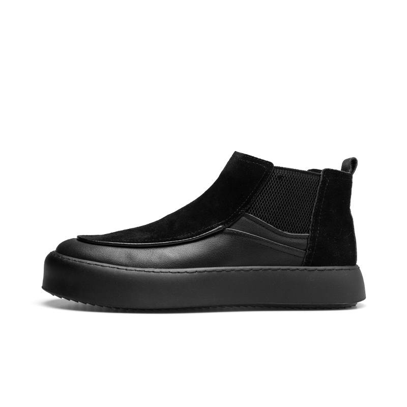 PARDASAUL PARDASAUL Cow Split Leather Chelsea Boots Men's Black