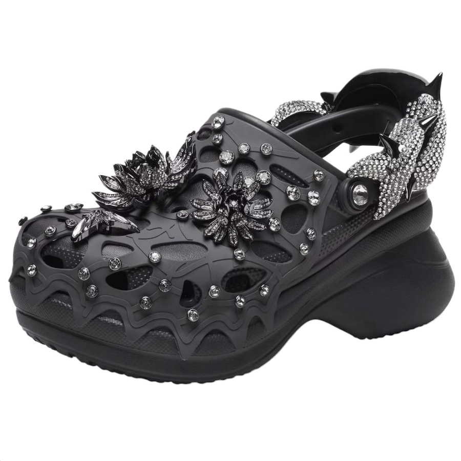 Crocs Crocs Classic Bae Clog Swarovski Black Women's