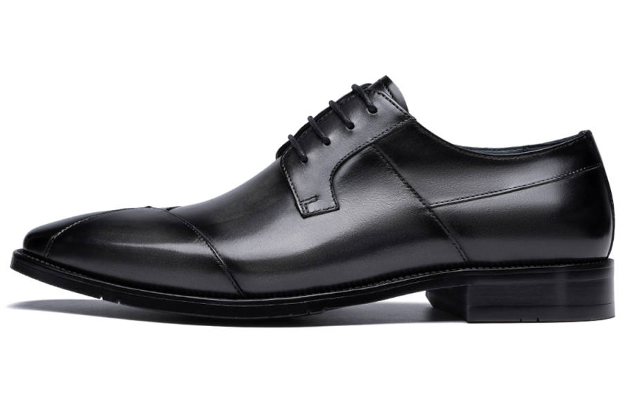 ROBERTA DI CAMERINO Cow Leather Dress Shoes Men's Black Gray