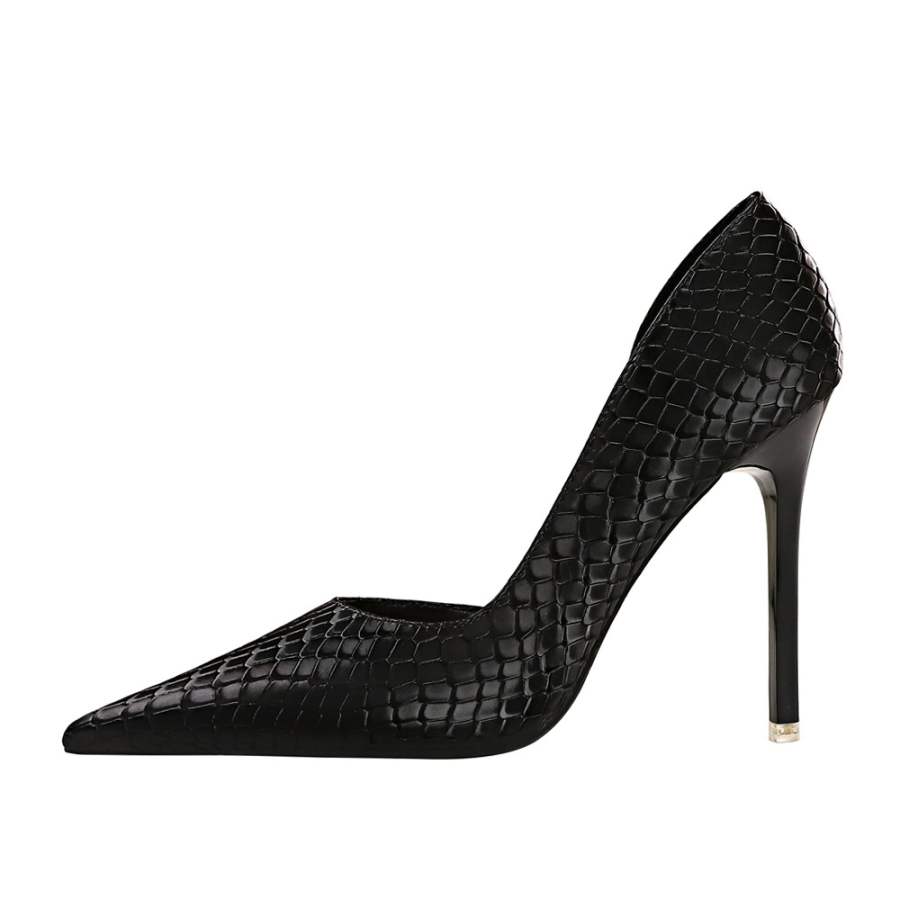QITUMAUL Slim Heel High Heels 10.5cm Women's