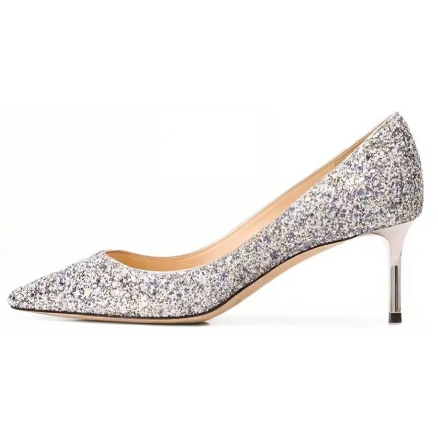 LUNNIFEIYA Pu Slim Heel High Heels Women's