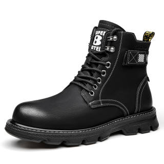 YIMINU Combat Boots Men's Black