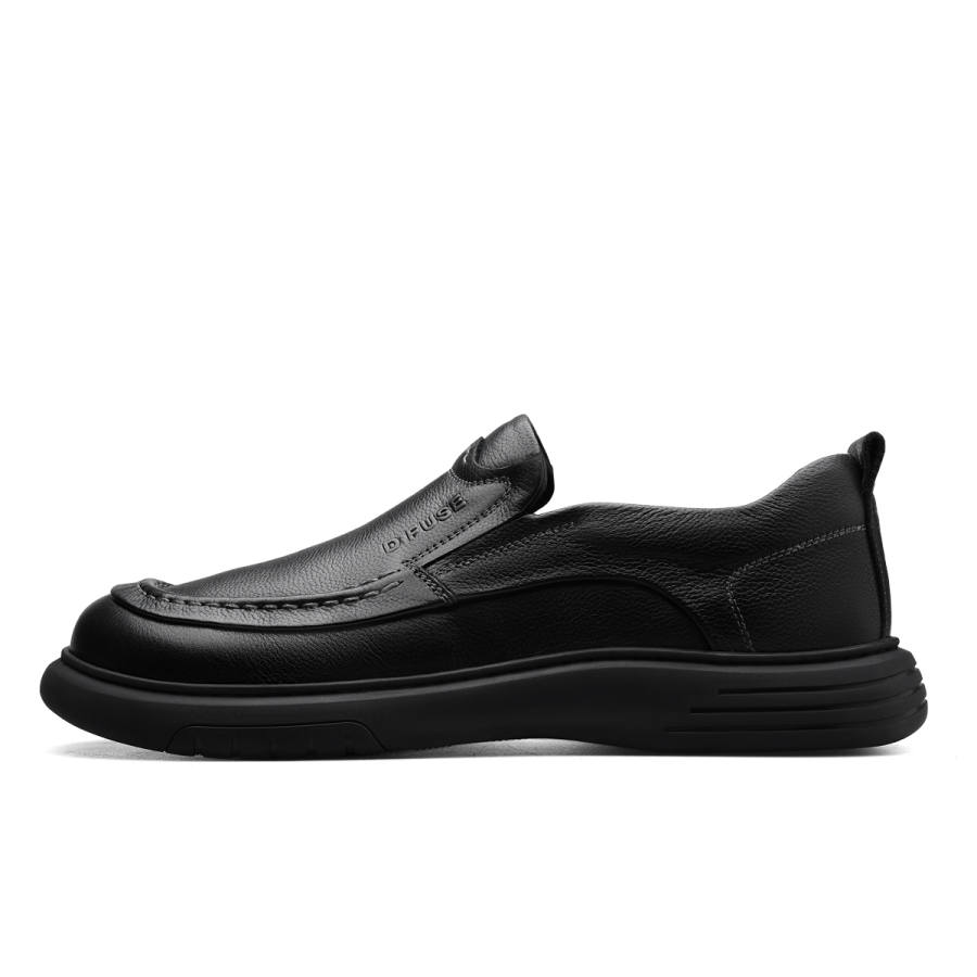 D:FUSE SCANDINAVIA D FUSE SCANDINAVIA Cow Leather Casual Shoes Men's Black