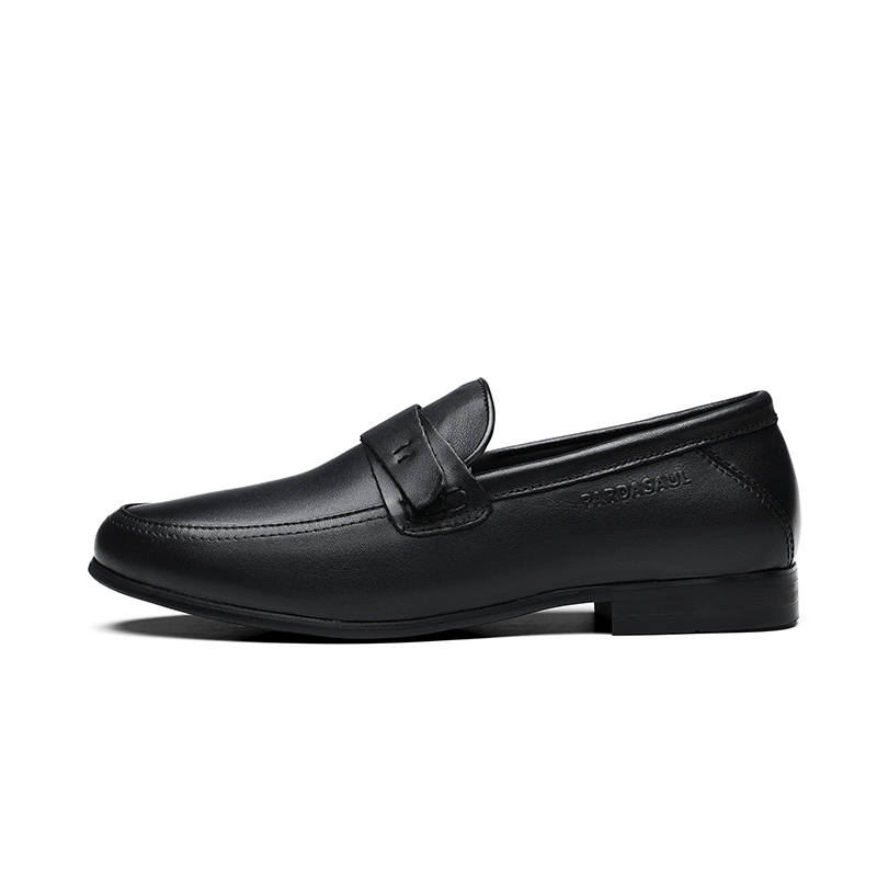 PARDASAUL Cow Leather Casual Shoes Men's Black