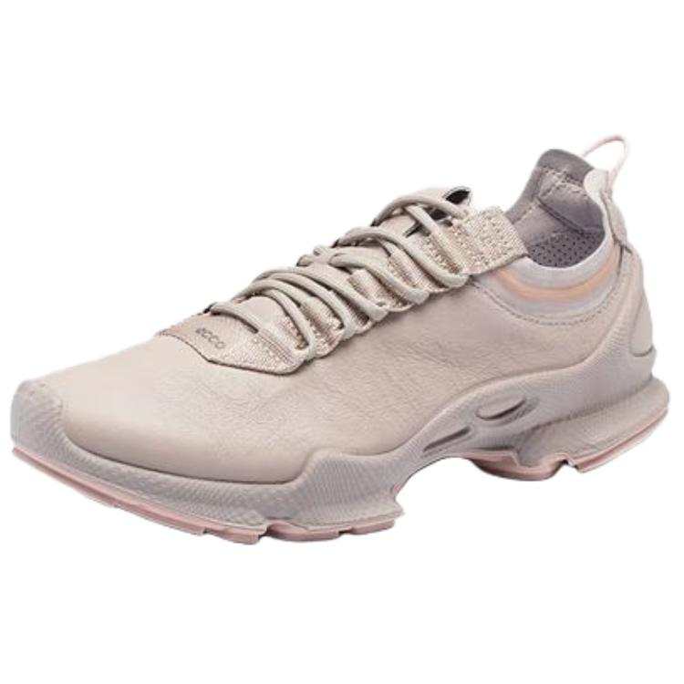 Ecco Biom C Cow Leather Low top Casual Shoes Women's Gray Pink 800443