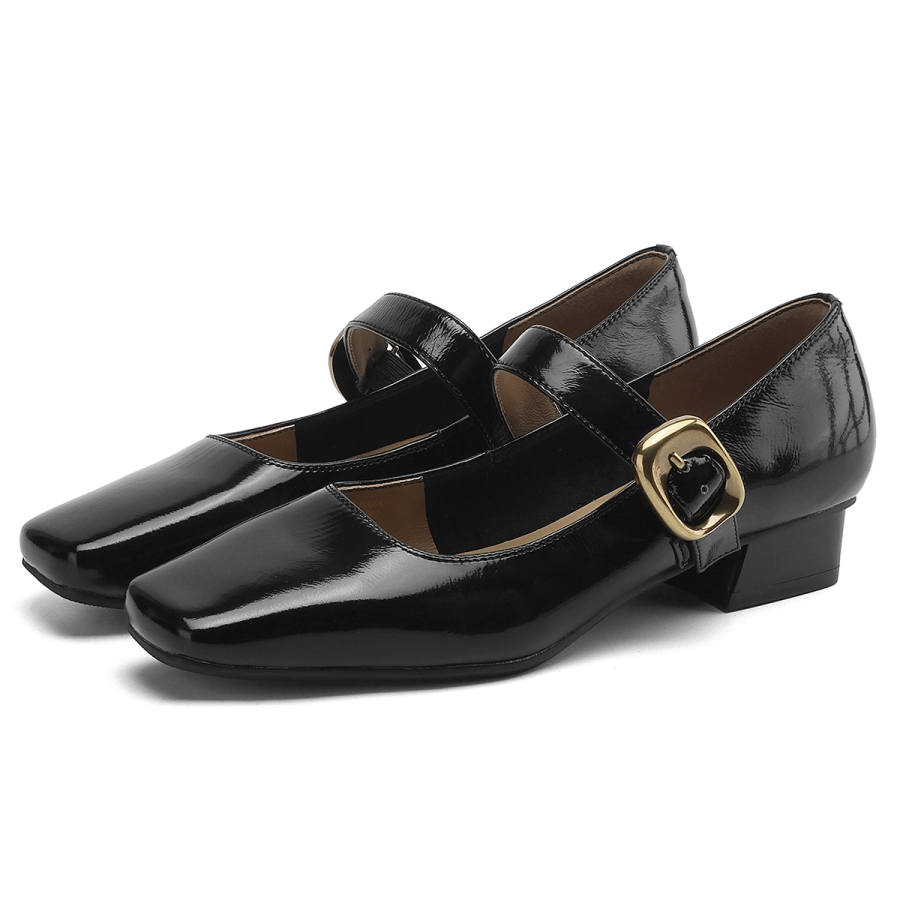 D:FUSE SCANDINAVIA D FUSE SCANDINAVIA Top Grain Cow Leather Mary Jane Shoes Women's