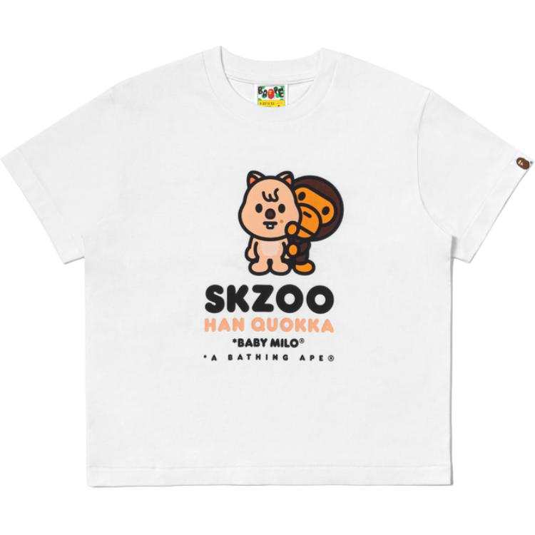 A BATHING APE x Stray Kids Regular Sleeve T Shirt Women's