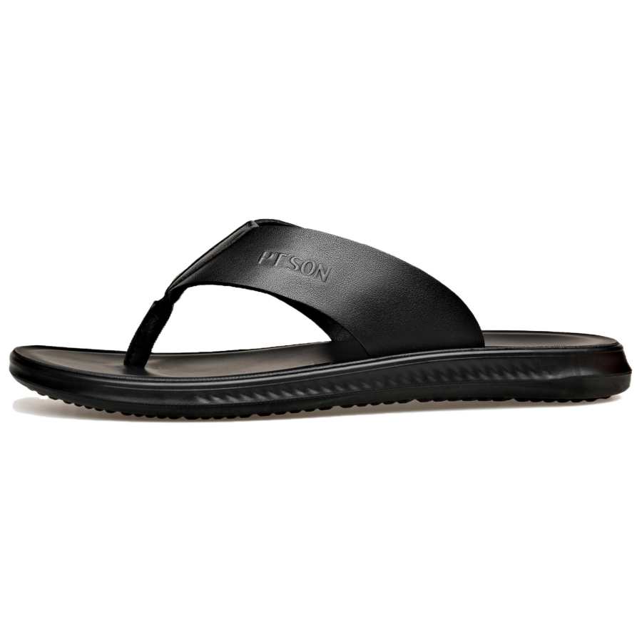 PT'SON Slip Resistant Slip Resistant Flip Flops Men's Black