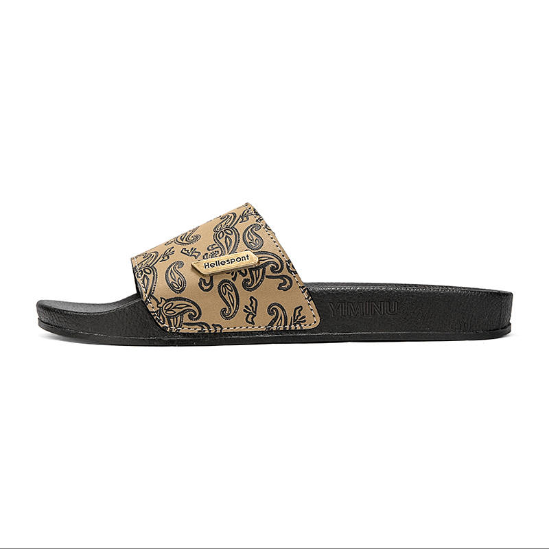 YIMINU Slide Slippers Men's Black