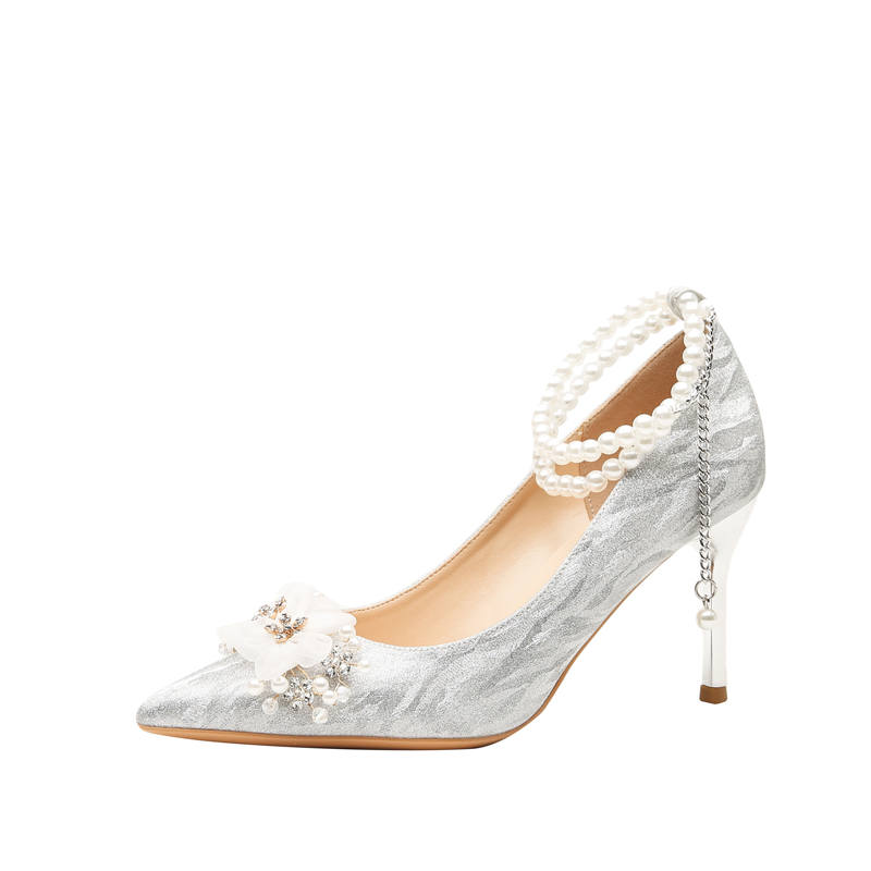DUNNU Leather High Heels Women's