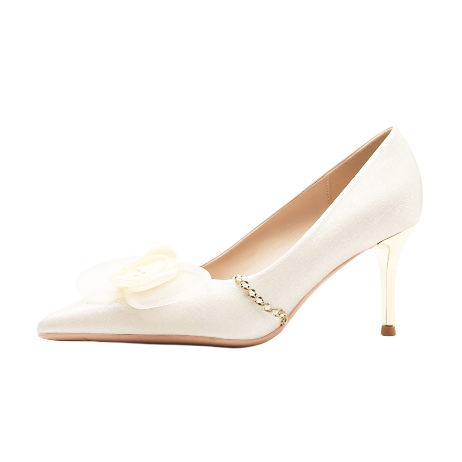 Boldi Kuki Microfiber Leather Slim Heel High Heels Women's