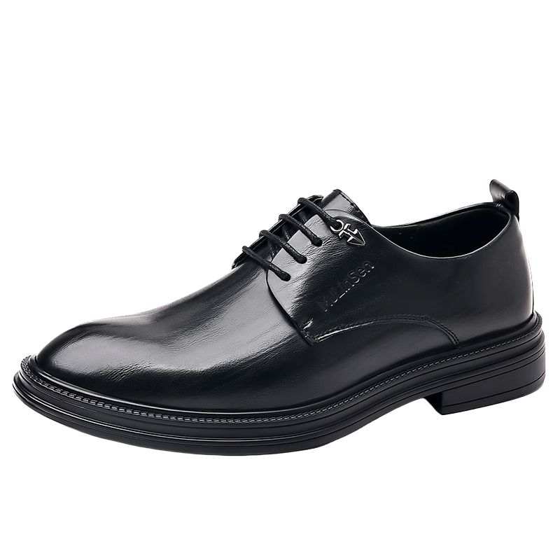 Mulinsen Synthetic Leather Casual Shoes Men's Black