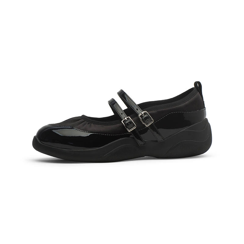 Coup De Foudre Cow Leather Platform Mary Jane Shoes 4.5cm Women's