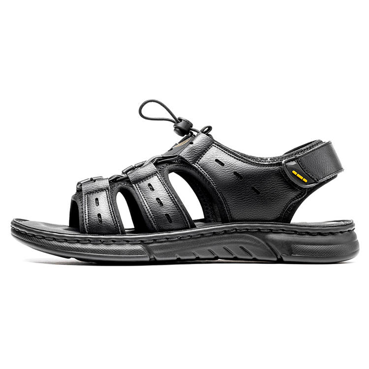 LAORENTOU Beach Sandals Men's Black/Gray