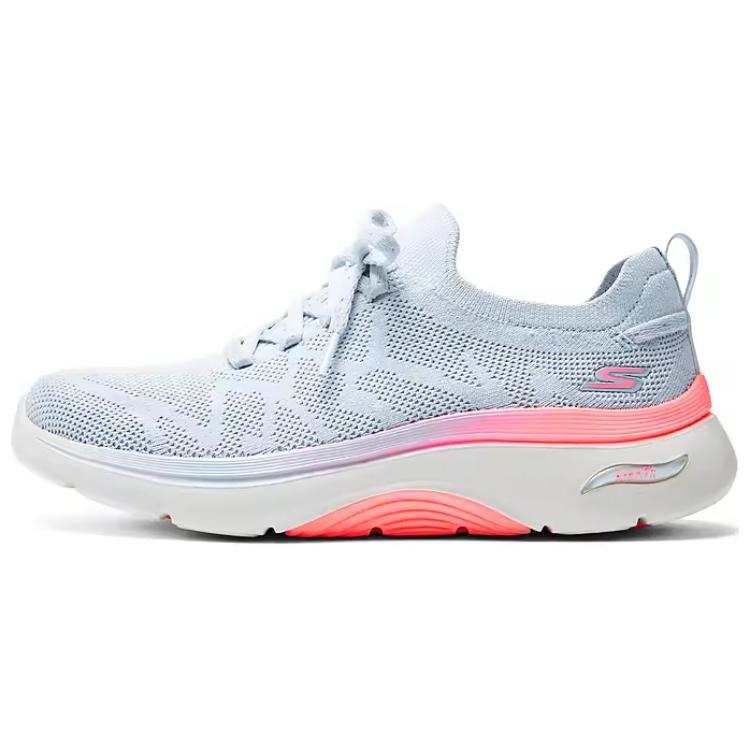 Skechers Women's GO WALK Soft And Comfortable Low top Casual Shoes Women's Light Gray