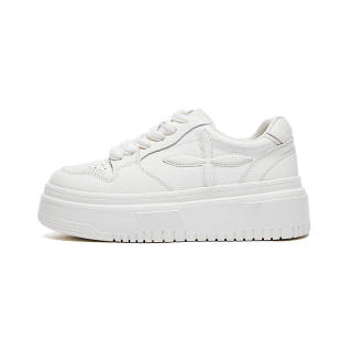 MALEMONKEY Slip Resistant Abrasion Resistant Slip Resistant Abrasion Resistant Low top Casual Skate Shoes Women's White